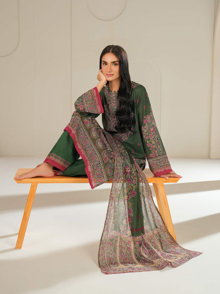 3 Piece Lawn Suit-Printed (Unstitched)