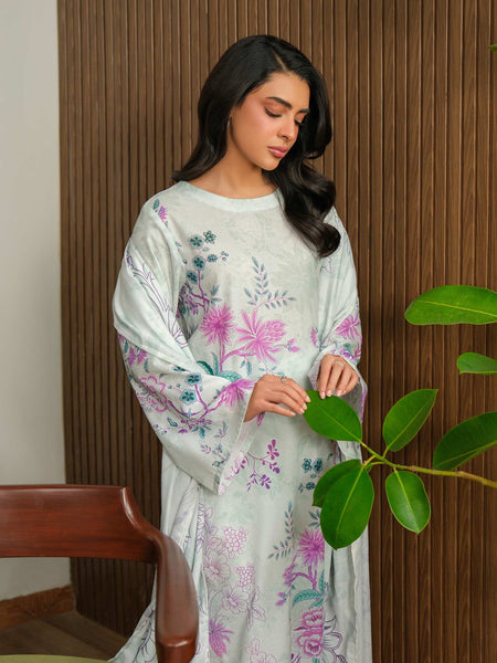 3 Piece Khaddar Suit-Printed (Unstitched)