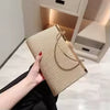 Female Fashionable Evening Handbag Metal Handle Day Clutch Purse Women Chains Wedding Party Chains Bags