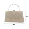 Female Fashionable Evening Handbag Metal Handle Day Clutch Purse Women Chains Wedding Party Chains Bags