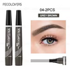 Eyebrow Pen Waterproof 4 Split Tip Eyebrows Pen Eyebrow Tattoo Pen Waterproof Liquid Black Eyebrow Makeup Pencil