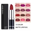 HANDAIYAN 12-color matte velvet lipstick long-lasting waterproof non-stick