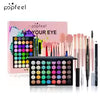 POPFEEL Eye Makeup Set 40 Color Eyeshadow Palette Eyebrow Pencil Eyeliner Pen Mascara With A Set Of Makeup Brushes Eye Cosmetics