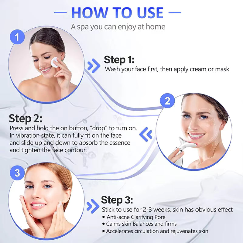 Neck Beauty Neck Device Slim Massager Facial Lifting Tightening Face